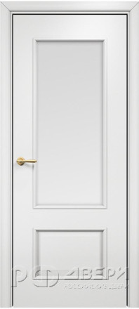 Межкомнатная дверь Марсель Остекленная (Эмаль белая МДФ/Сатинат белый) фабрики Оникс