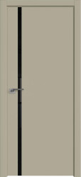 Межкомнатная дверь Profil doors 22E ПО Кромка ABS (Шеллгрей/Черный лак)