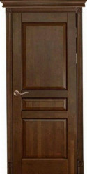 Межкомнатная дверь из массива ольхи Валенсия ПГ (Античный Орех)