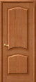Дверь из массива сосны М7 ПГ (Светлый Лак) Мини фото #0