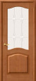 Дверь из массива сосны М7 ПО (Светлый Лак) Мини фото #0