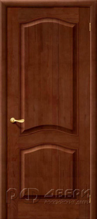 Межкомнатная дверь из массива сосны М7 ПГ (Темный лак)