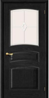 Дверь из массива сосны М16 ПО (Венге)
