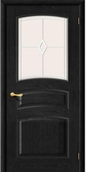 Межкомнатная дверь из массива сосны М16 ПО (Венге)