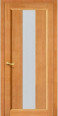 Дверь из массива сосны Вега-18 ПО (Светлый Орех) Мини фото #0