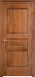 Межкомнатная дверь ОЛ 5 ПГ (Орех 10% патина)