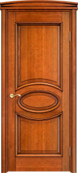 Межкомнатная дверь из массива ольхи ОЛ 26 ПГ (Медовый с патиной Орех)