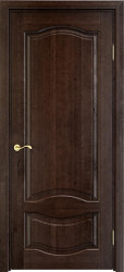 Межкомнатная дверь из массива ольхи ОЛ 33 ПГ (Орех 15%)