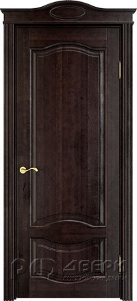 Межкомнатная дверь из массива ольхи ОЛ 33 ПГ (Венге)