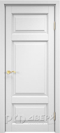 Межкомнатная дверь ОЛ 55 ПГ (Белая эмаль)