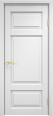 Дверь из массива ольхи ОЛ 55 ПГ (Белая эмаль) Мини фото #0