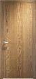 Дверь из массива дуба Д66 вертикальлный шпон ПГ (Масло Хелиос) Мини фото #0