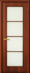 Межкомнатная дверь ламинированная Верона ПО (Итальянский Орех)