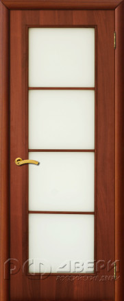 Межкомнатная дверь ламинированная Верона ПО (Итальянский Орех)