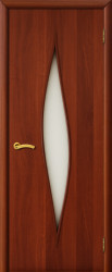 Межкомнатная дверь ламинированная Соло ПО (Итальянский Орех)