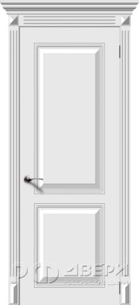 Межкомнатная дверь Бриз ПГ (Белая Эмаль)