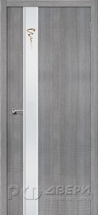 Межкомнатная дверь из экошпона Порта 51 (Grey Crosscut)