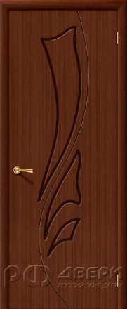 Межкомнатная шпонированная дверь Эксклюзив ПГ (Шоколад Файн-лайн)