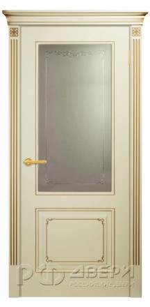 Межкомнатная дверь Белорусская Армус ПО (Цвет 6032/Патина золото)