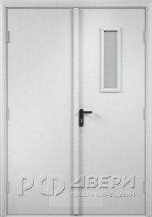 Противопожарная дверь ДДП Е-30 двойная (Серый)