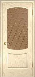Межкомнатная дверь Лаура-2 ПО (Слоновая кость)
