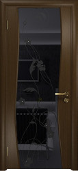 Межкомнатная дверь Грация-3 ПО (Венге/Вьюнок)