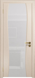 Межкомнатная дверь Портелло-2 ПО (Беленый Дуб/Белое)