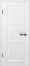  Межкомнатная дверь Трио ДГ (Белый)