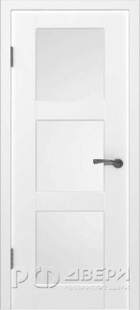 Межкомнатная дверь Трио ДО (Белый)