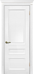 Межкомнатная дверь Смальта 06 ПГ (Белый RAL 9003)