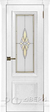 Межкомнатная дверь Корсика со стеклом (Перла/Маэстро)
