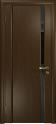 Межкомнатная дверь Триумф-1 ПО (Венге/Черное)