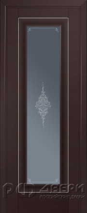 Межкомнатная дверь 24U (Темно-коричневый)
