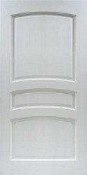 Межкомнатная дверь из массива сосны М16 ПГ (Белый лоск)