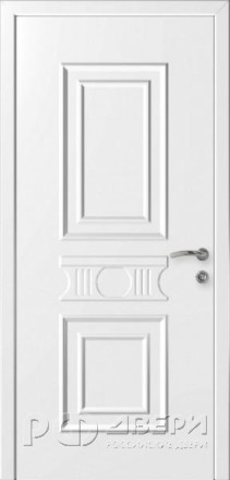 Межкомнатная дверь Лотос ДГ (Белая)