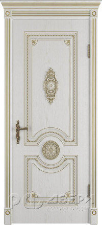 Межкомнатная дверь Greta ПГ (Bianco Classic PG)