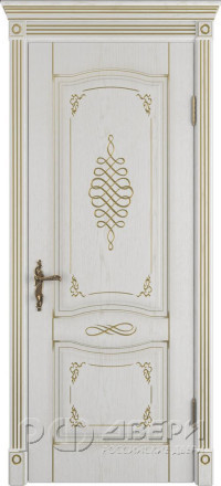 Межкомнатная дверь Vesta ПГ (Bianco Classic PG)