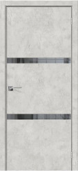 Межкомнатная дверь Порта 55 4AF ПО (Grey Art/Mirox Grey)