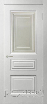 Межкомнатная дверь Роял-3 ПО (Белый)
