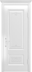 Межкомнатная дверь Аккорд ПГ (Белая эмаль)