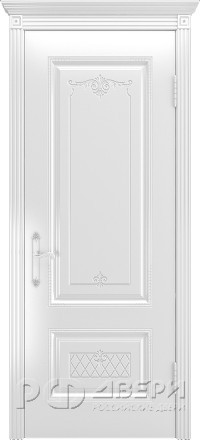 Межкомнатная дверь Аккорд ПГ (Белая эмаль)