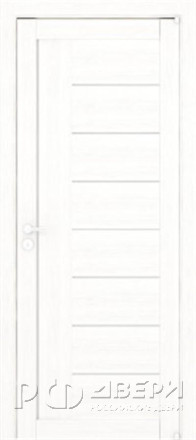 Межкомнатная дверь Eco-Light 2110 ПО (Белый Велюр/Светлое Сатинато)