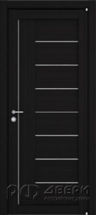 Межкомнатная дверь Eco-Light 2110 ПО (Шоко Велюр/Свелое Сатинато)