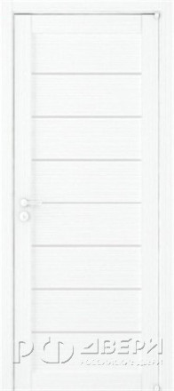 Межкомнатная дверь Eco-Light 2125 ПО (Белый Велюр/Светлое Сатинато)
