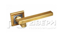 Ручка для межкомнатной двери 292SB/PB (Матовое золото/золото)