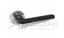 Ручка для межкомнатной двери 501BH/PC (Черный никель/хром)