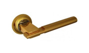 Ручка для межкомнатной двери A-94 SB/PB (Матовое золото/золото)