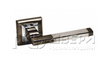 Ручка для межкомнатной двери А-220 ВН/НН (Черный никель/хром)