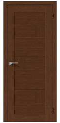 Межкомнатная дверь из экошпона Легно 38 ПГ (Brown Oak)