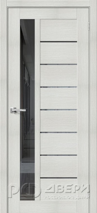 Межкомнатная дверь Порта 27 ПО (Bianco Veralinga/Mirox Grey)
